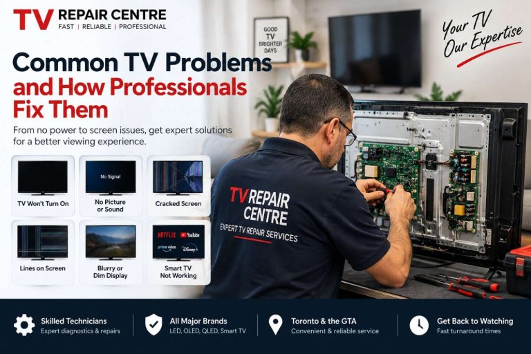 Common TV Problems and How Professionals Fix Them