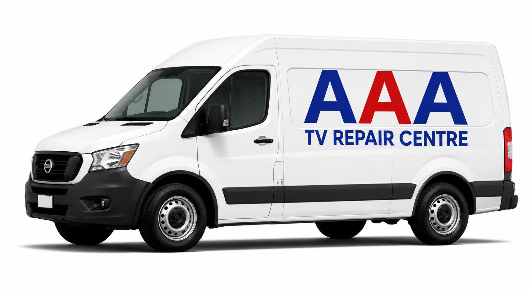 AAA TV Repair Service Van